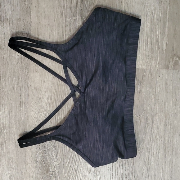 ZYIA Intimates & Sleepwear Zyia Active Luxe Grey Strappy Sports Bra